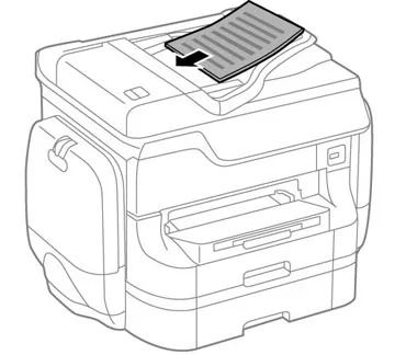 ADF در پرینترها