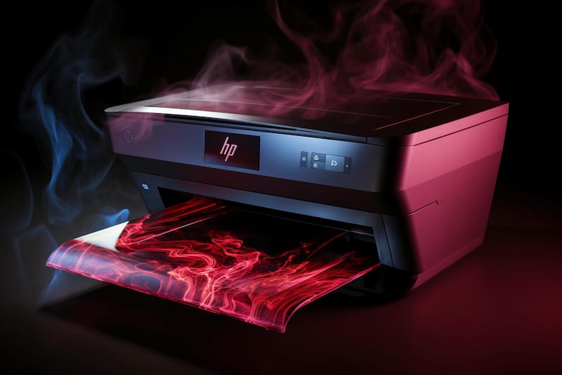 گرم شدن زیاد پرینتر