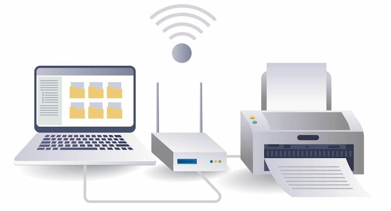 عدم اتصال پرینتر در شبکه