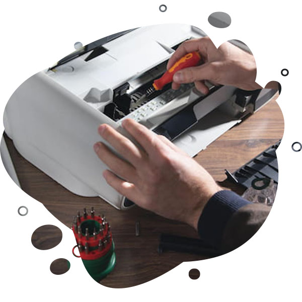 تصویر متحرک تعمیر پرینتر در محل