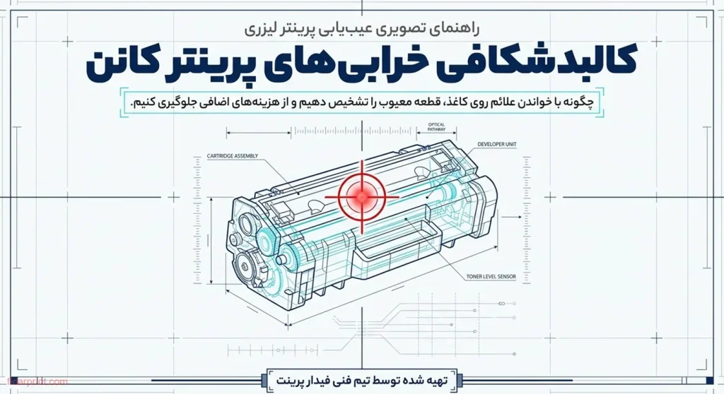 تعمیر درام و کارتریج پرینتر کانن؛ علائم خرابی